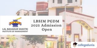 LBSIM PGDM 2025 Admission Open; Check Schedule, Eligibility, Fee Details Here